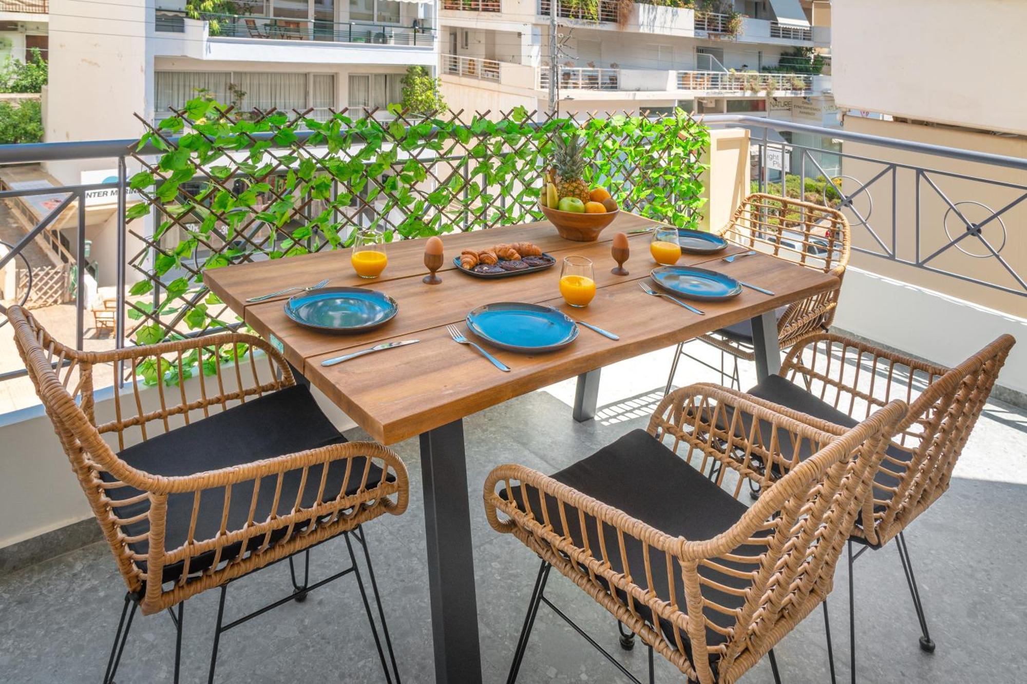 Luxurious Coastal Retreat In Central Glyfada Athena Bagian luar foto
