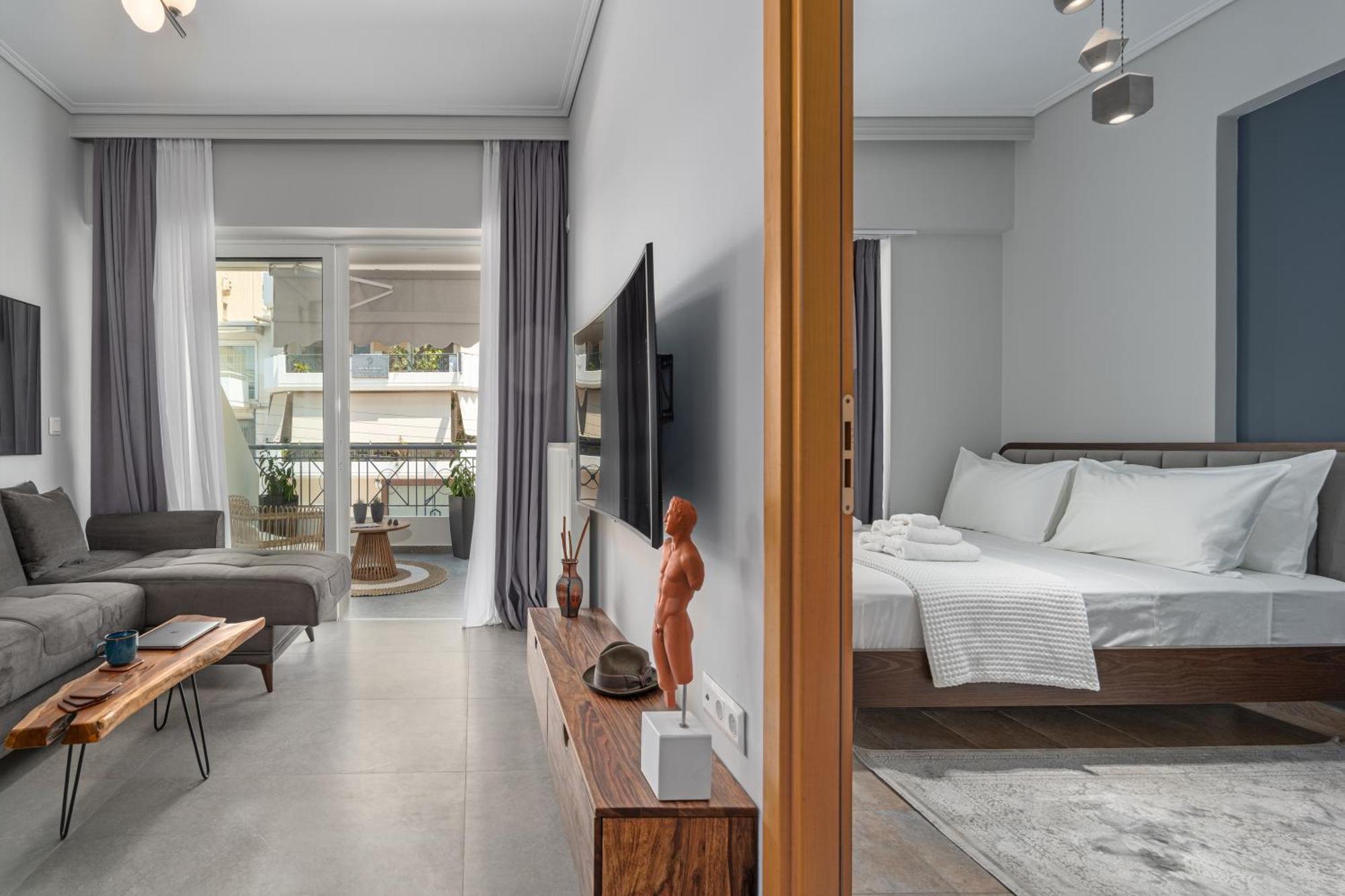Luxurious Coastal Retreat In Central Glyfada Athena Bagian luar foto
