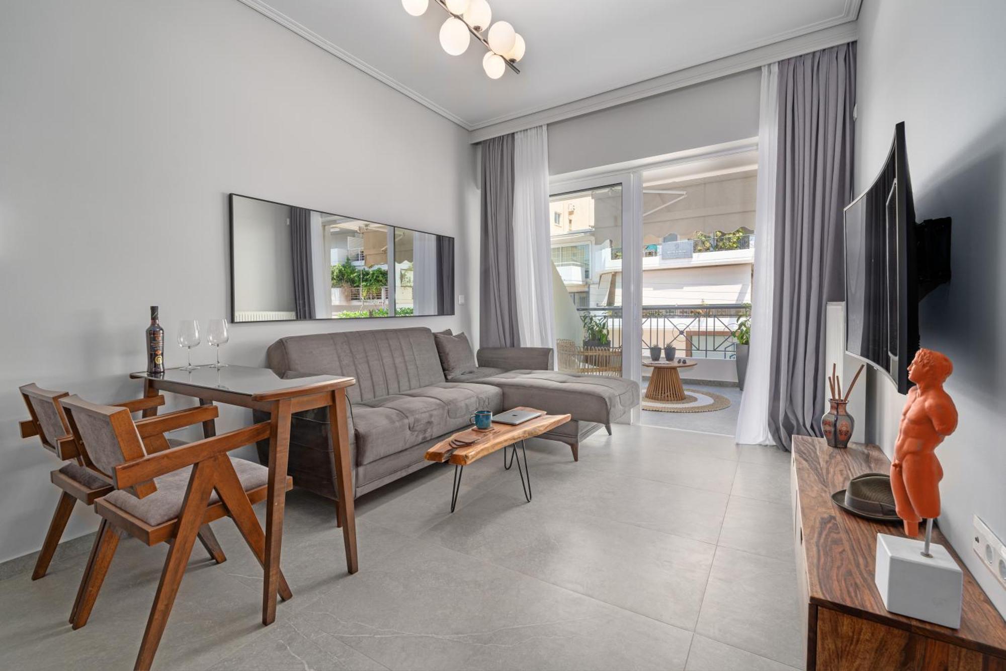 Luxurious Coastal Retreat In Central Glyfada Athena Bagian luar foto